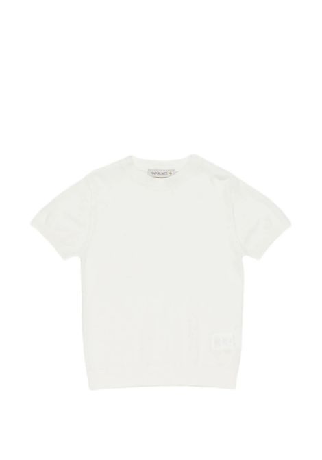 T-shirt in filo MANUEL RITZ | MR3281GESSO